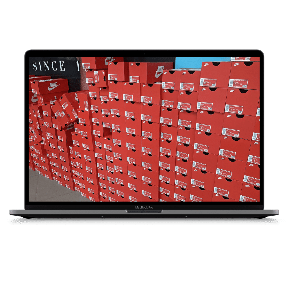 computer using sneaker proxies and showing results